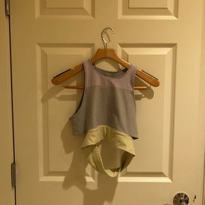 Outdoor Voices Slashback Sports Bra/Top